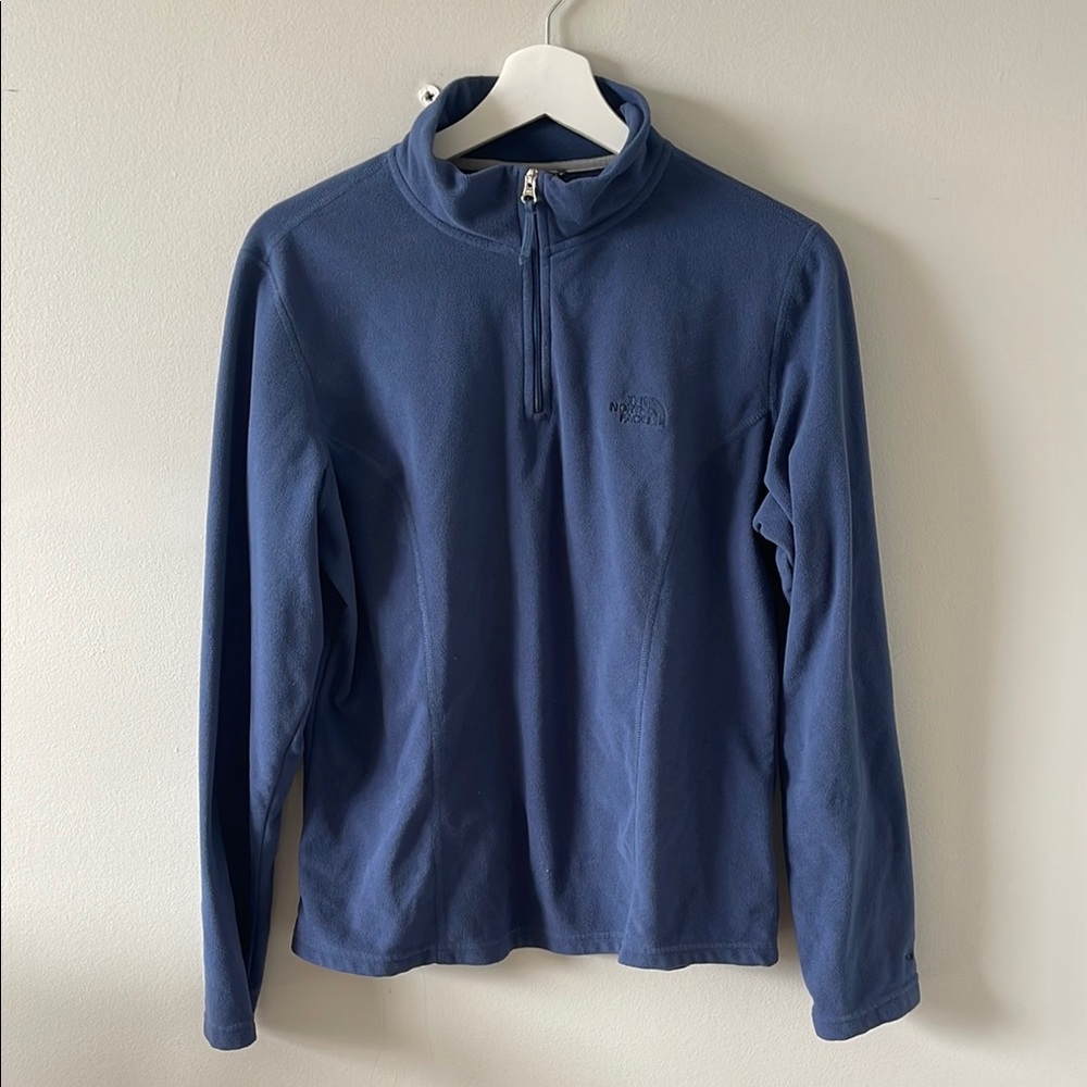 The North Face Blue Half-Zip Sweater